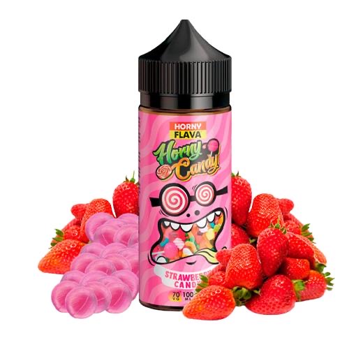 Horny Flava Candy strawberry – 120ml