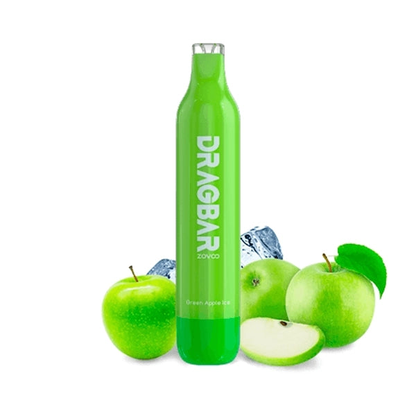 Voopoo Zovoo Dragbar 5000 Green Apple Ice