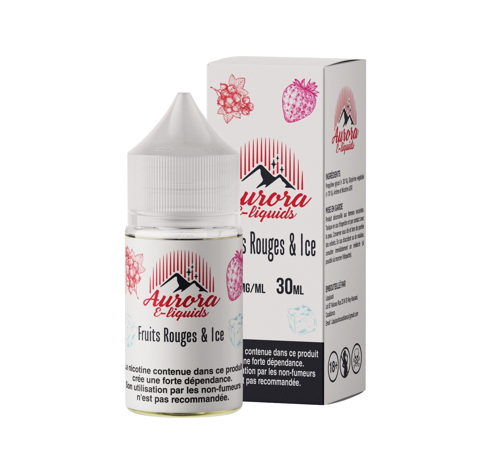 Aurora E-Liquids – Fruits Rouges & ICE 30ml