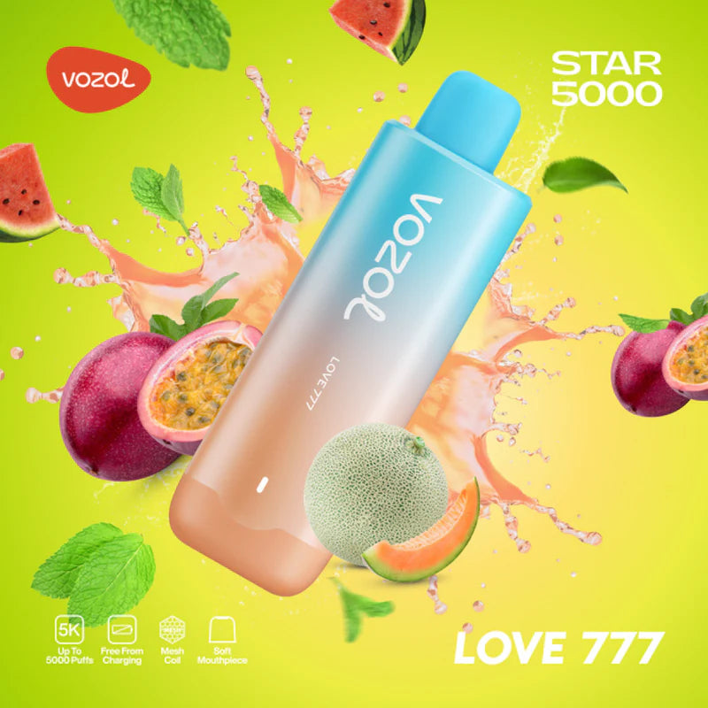 Vozol Star 5000 Puffs 5%
